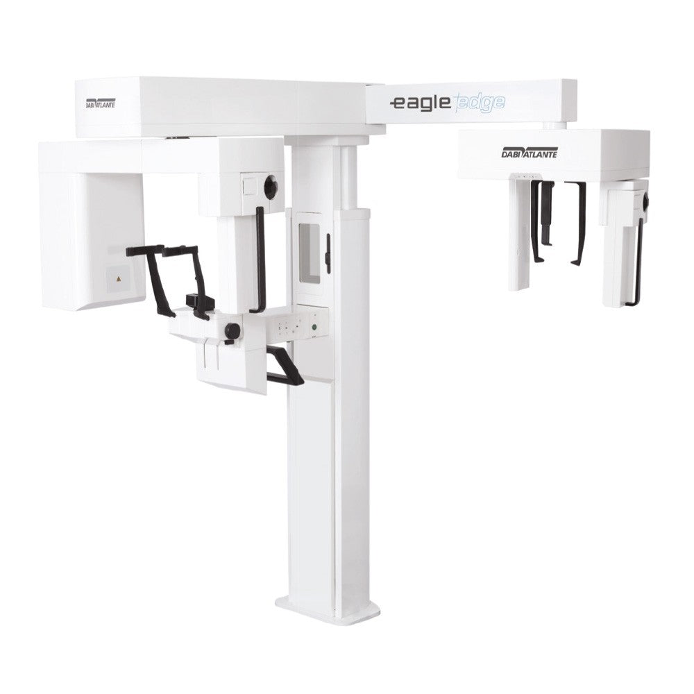 Imagen de rayos X dentales panorámicos Digital Eagle 2D de Beracah Medica con dos sensores para diagnósticos precisos.