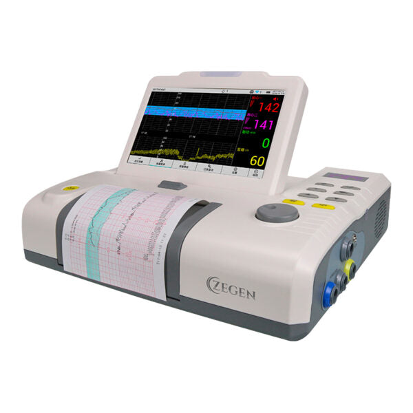 Cardiotocografo - Monitor Fetal de LED con 3 Parametros y Un Solo Transductor