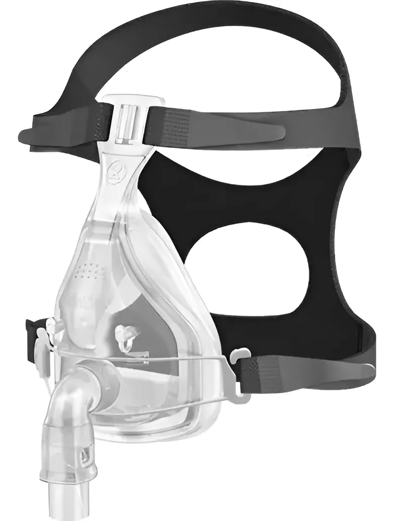 Mascarilla facial para ventilación Freemotion de Beracah Médica, talla grande, con diseño para protección y comodidad.
