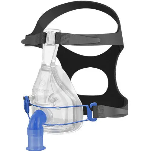Mascarilla facial Beracah Medica Freemotion para ventilación, talla chica, con diseño ajustado y material respirable.