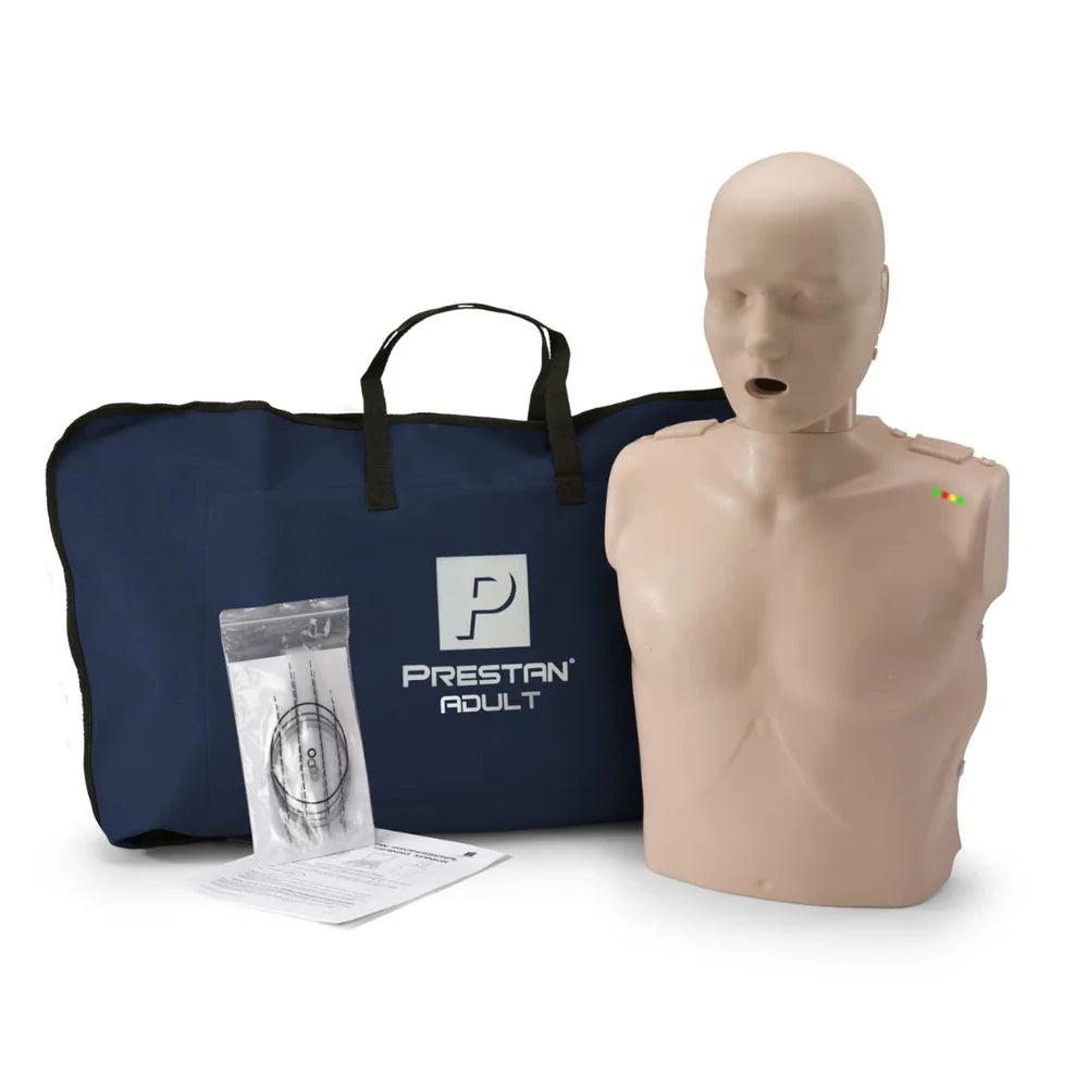 Maniquí de RCP adulto Beracah Medica, piel media, para entrenamiento en reanimación cardiopulmonar, modelo profesional.