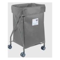 Carro plegable para ropa sucia Beracah Medica, tamaño 18.5"x18"x37", con estructura ligera y capacidad para almacenamiento.
