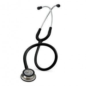 Estetoscopio Littmann Classic III para adultos en color negro, con diadema y diafragma visible, de marca Beracah Medica.