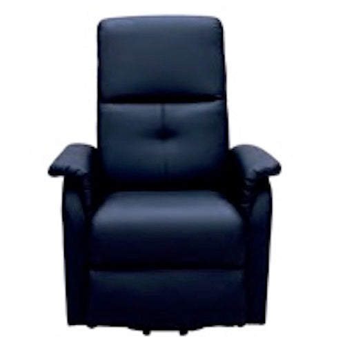 Sillón reclinable MSI Beracah Medica en color negro con sistema de masaje y calor, asiento acolchado y reposabrazos cómodos.
