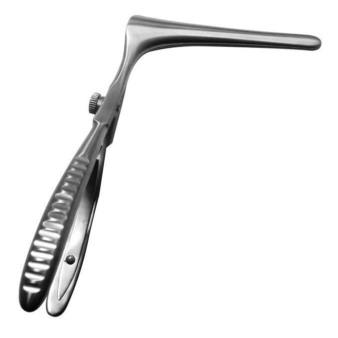 Rinoscopio Killian de 7.5 cm en acero alemán premium, instrumento médico para examen nasal, de la marca Beracah Medica.