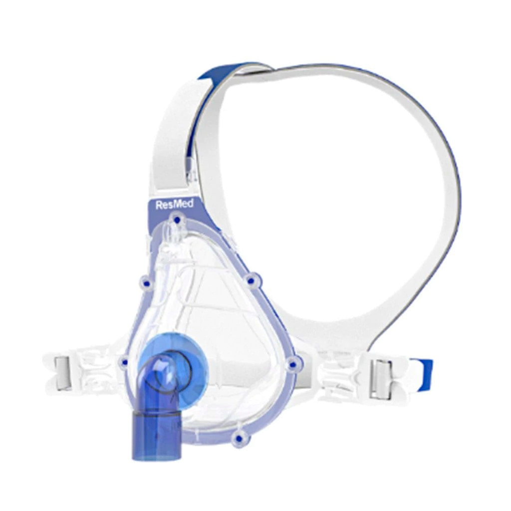 Mascarilla oronasal no ventilada desechable AcuCare F1-0 tamaño grande de Beracah Médica, para suministro de oxígeno.