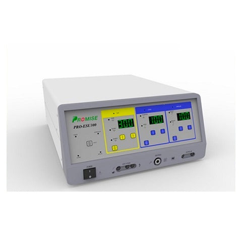 Unidad de electrocirugía MSI de 300 Watts con pantalla LED y 7 modos de operación, marca Beracah Médica.