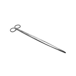 Tijeras Metzenbaum rectas de 27 cm en acero alemán premium de la marca Beracah Medica, ideales para corte preciso en cirugía.