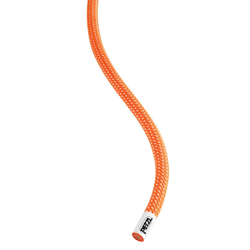 Cuerda dinámica Beracah Medica VOLTA 9.2mmx60m color naranja para rescate, con textura y nudos visibles.