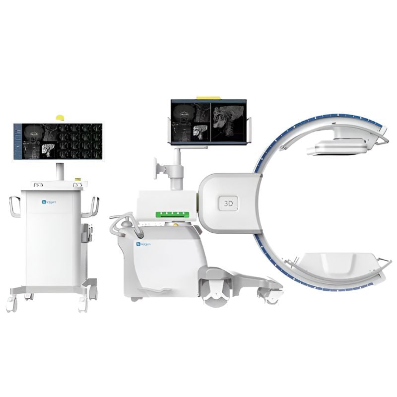 Arco en C mod. SLA-50D3 ortopédico de alta gama de la marca Beracah Médica, con diseño en C y acabado en color metálico.