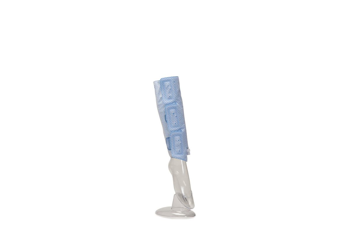 Funda de confort SCD a la rodilla mediana de Beracah Medica, accesorios para compresores, par de protectores para la rodilla.