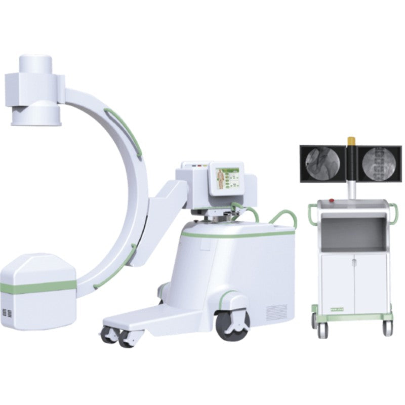 Arco en C digital de alta frecuencia Beracah Medica modelo SLA-70 para ortopedia y angiografía venosa, con pantalla y controles.
