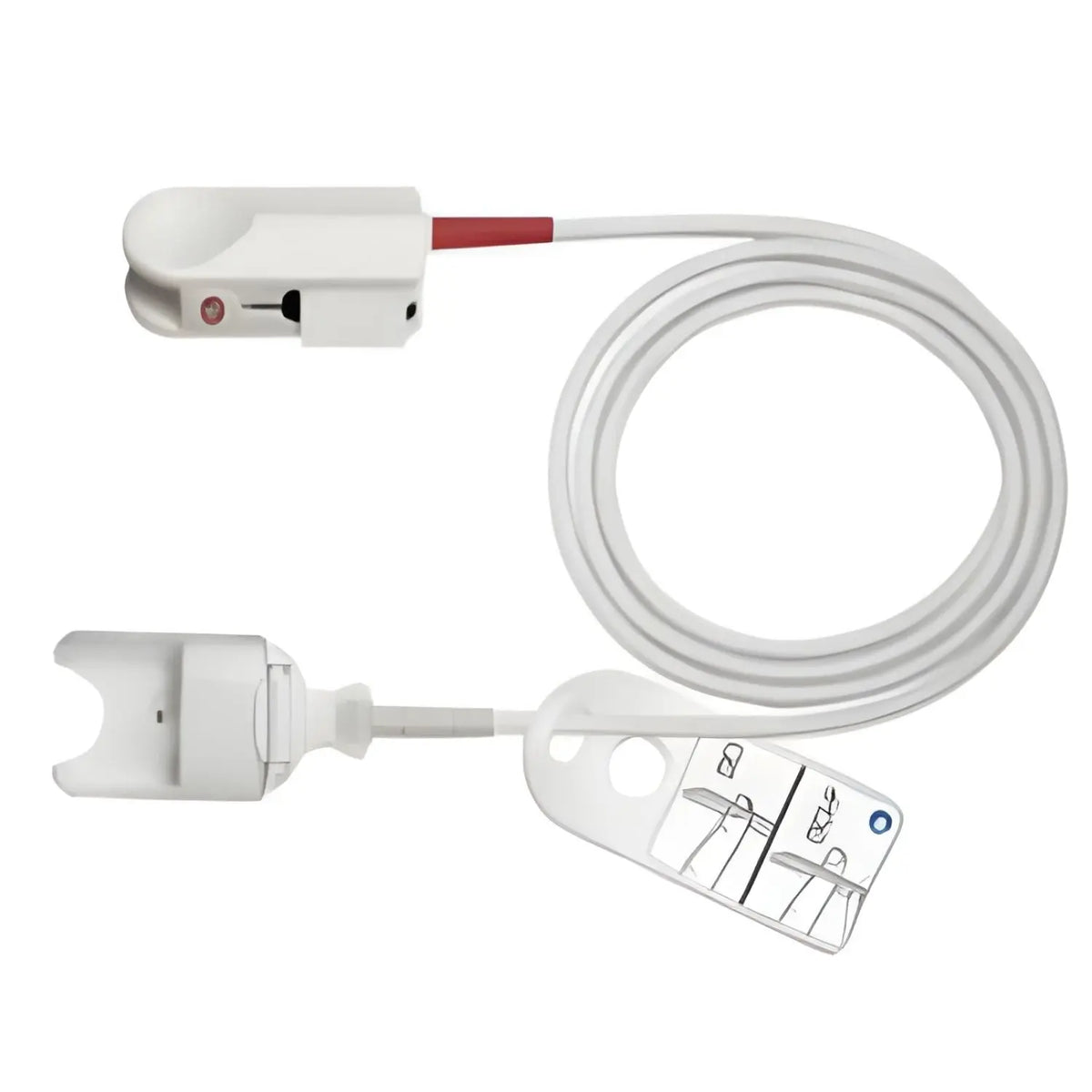 Sensor reutilizable para adultos rainbow DCI SC 200 de Beracah Medica, accesorio para monitores de paciente.