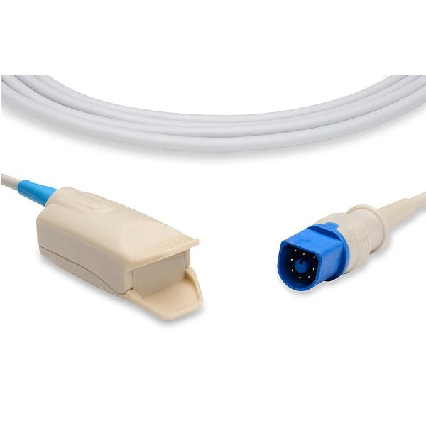 Sensor de SPO2 reutilizable de clip para adultos, parte de sensores y cables para oximetros, marca Beracah Medica
