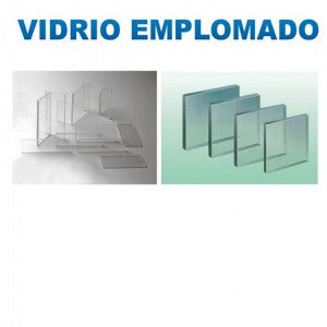 Vidrio emplomado MSI de 14x18 pulgadas, 8mm de espesor, protección de 1.7 a 1.92mm, de la marca Beracah Médica.