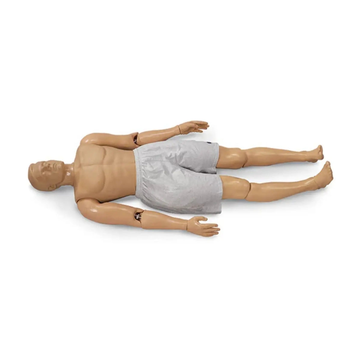 Maniquí de trauma Rescue Randy de 250 lb de Beracah Medica, cuerpo grande para entrenamiento en emergencias y primeros auxilios.