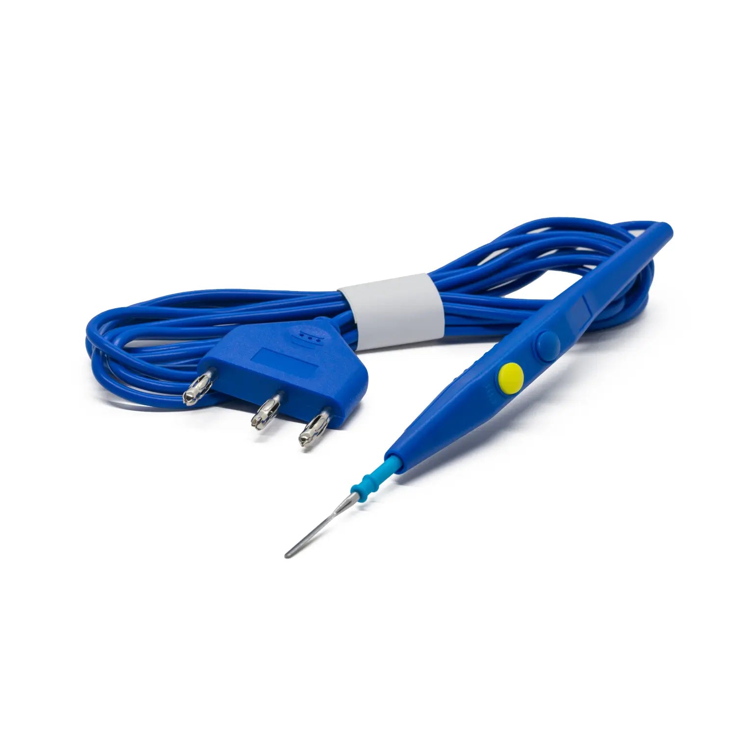 Lápiz para electrocirugía desechable con conexión de 3 puntas, electrodo y pinza para electrocirugía Beracah Médica