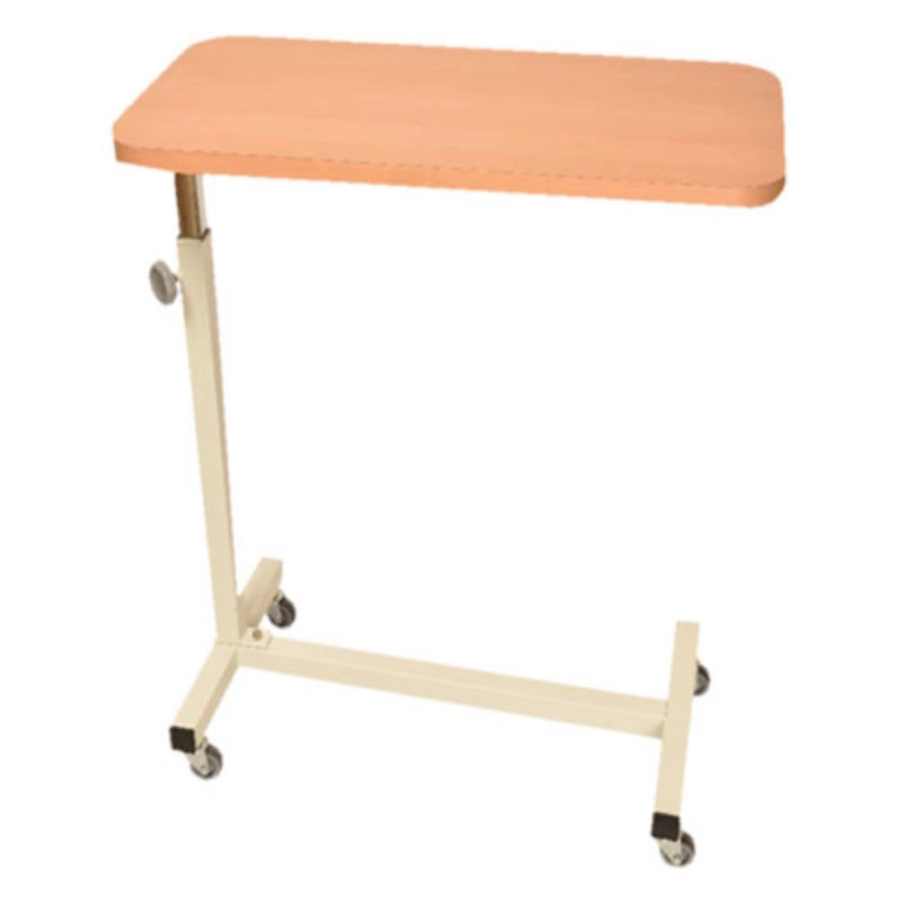 Mesa puente lateral para alimentos MSI de Beracah Medica, superficie plana y resistente, ideal para uso en entornos médicos y hospitalarios.
