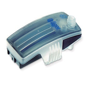 Caja con 12 trampas de agua Waterlock 2 de Beracah Medica, mostradas en la imagen, con detalles de las trampas en la caja.