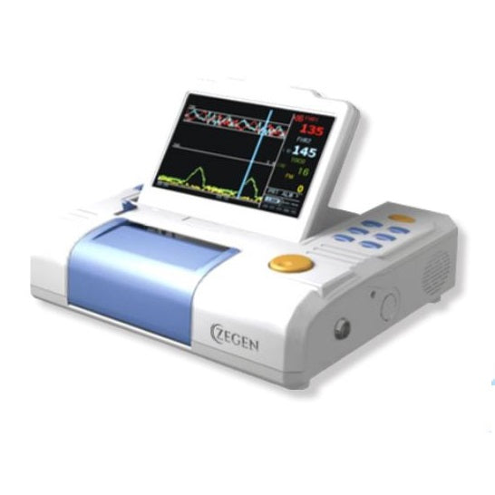 Cardiotocografo - Monitor Fetal con Pantalla de 7" con 3 Parametros y un Solo Transductor