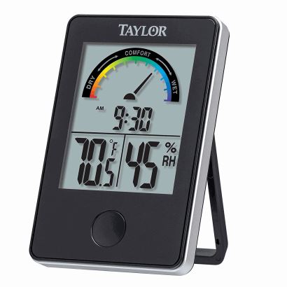 Termohigrómetro digital interior Beracah Medica modelo 1732 con pantalla para medir temperatura y humedad en refrigeración.