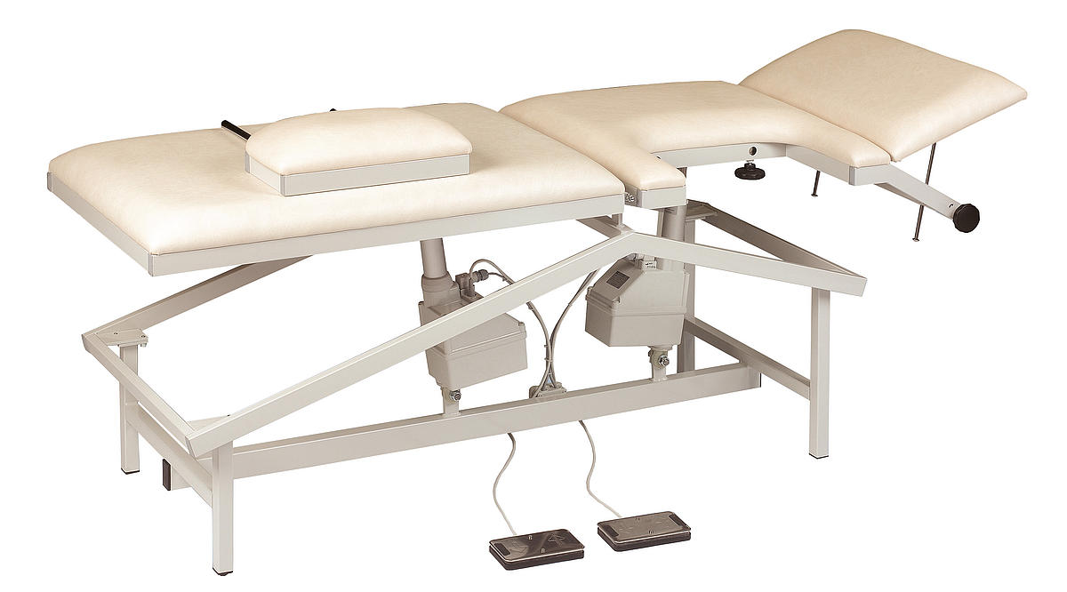Cama de ecocardiografía de 190x64 con trendelenburg y anti-trendelenburg
