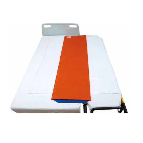 Tabla de transferencia plegable MSI de Beracah Medica, muestra la superficie y mecanismo de plegado de la tabla de transferencia.