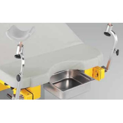 Bandeja de lavado para mesa Partura de Beracah Médica, accesorios y refacciones, con superficie rectangular y bordes elevados.