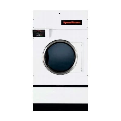 Secadora industrial Beracah Medica ST120 con control digital dual para cargas de hasta 60 kg, vista frontal con puerta y panel digital