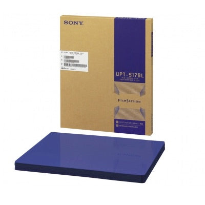 Película térmica azul Beracah Médica, papel para ultrasonido de 10x12 pulgadas, caja con 125 placas para ecografías.
