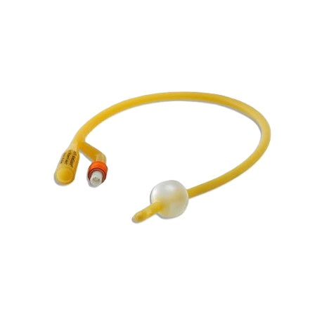 Sonda Foley de latex con recubrimiento de silicona de 22 FR, capacidad de 30 CC, 2 vías, paquete con 5 unidades.
