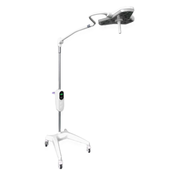 Lámpara de emergencia Beracah Médica SMARTLED con batería, iluminación de 70,000 a 130,000 lux, luz brillante y potente.