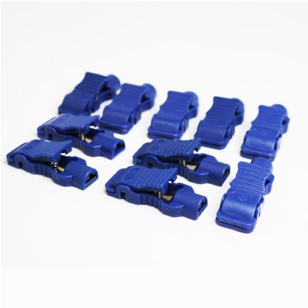Adaptador de electrodo caimán 4MM tipo banana para ECG de Beracah Medica, paquete con 10 piezas, accesorios para electrocardiógrafos.