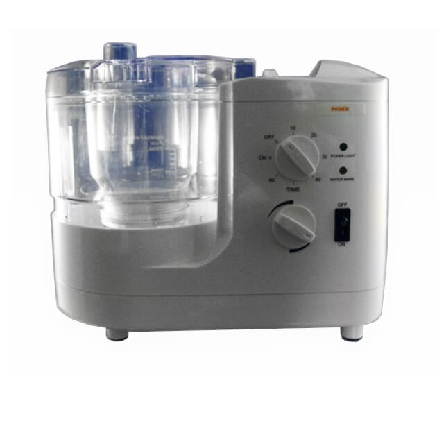 Nebulizador ultrasónico continuo e intermitente Beracah Medica, dispositivo médico para inhalación con pantalla digital.