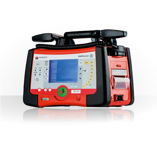 Desfibrilador externo bifásico compacto con monitor manual y automático Mod. DEFIMONITOR XD330 de Beracah Medica.