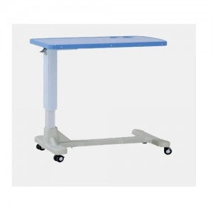 Mesa puente para alimentos de ABS de la marca Beracah Medica, con superficie lisa y estructura resistente para uso en alimentos.