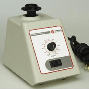 Agitador vortex analógico Beracah Medica con control de velocidad variable de 300 a 3200 RPM en 120 V.