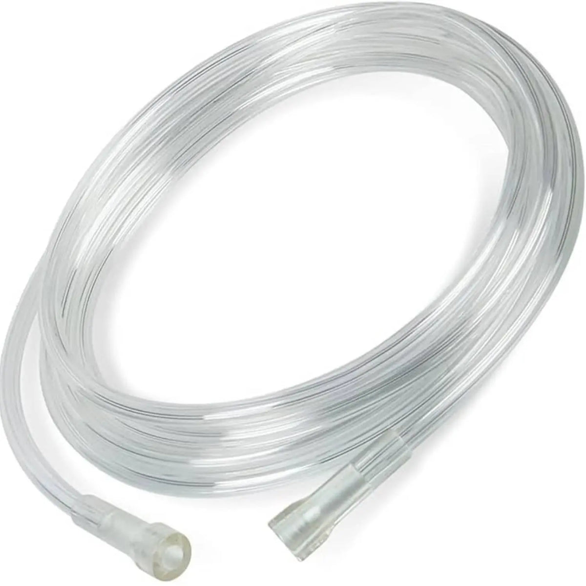 Tubería de oxígeno Beracah Médica con 2 conectores estándar de 6mm, para suministro de oxígeno en equipo médico.