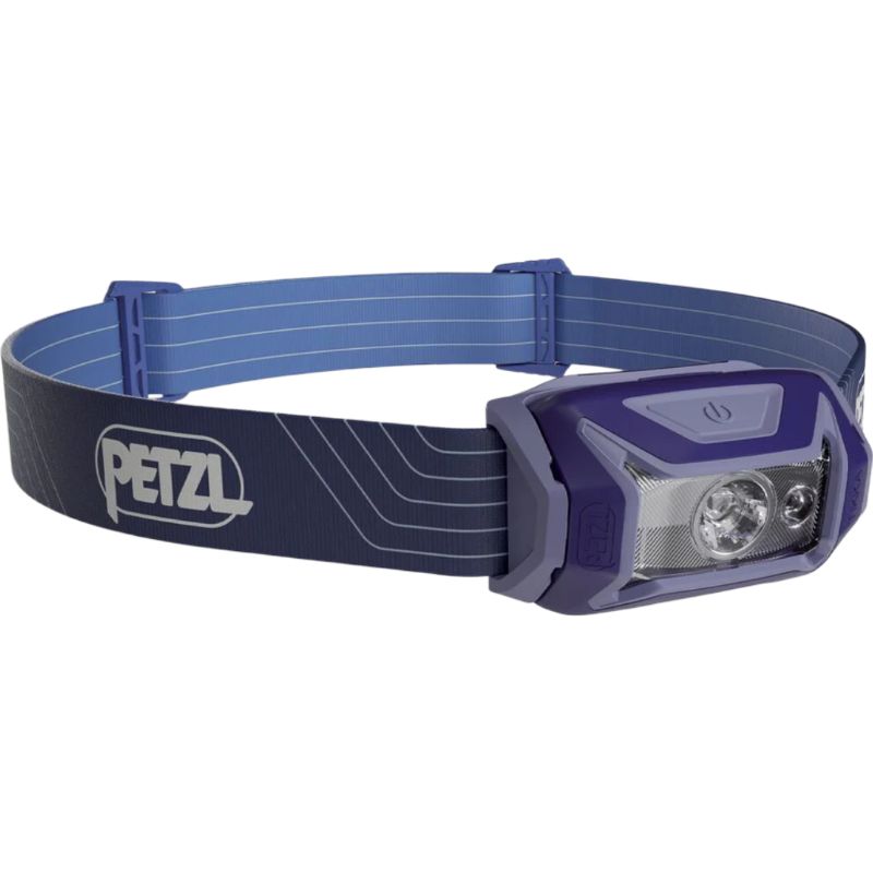Linterna frontal azul Beracah Medica TIKKA 300 lm, lámpara de rescate con luz potente y ajustable para manos libres.