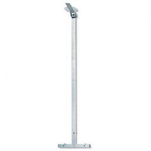 Tallímetro telescópico de aluminio anodizado MSI de Beracah Médica, para pared, de 6 a 200 cm con divisiones de 1 mm