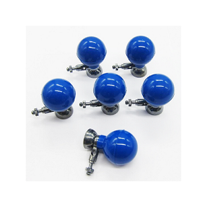 Conjunto de 6 perillas precordiales para electrocardiógrafos de adultos, accesorio de Beracah Medica.