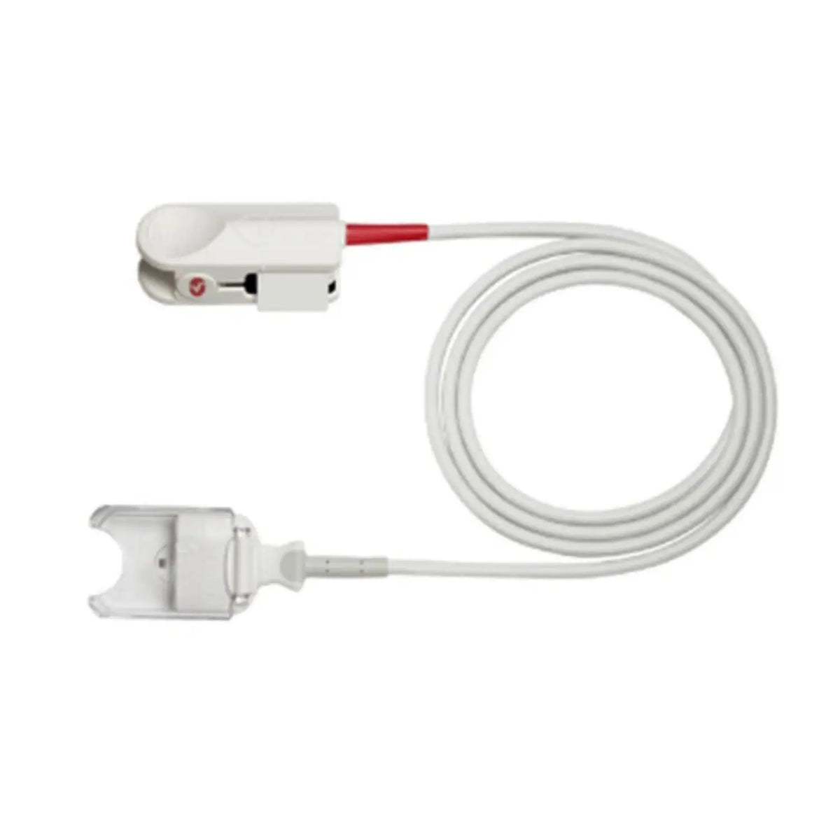Sensor rainbow DCI para adultos de Beracah Medica, sensor y cable para oxímetro, con diseño colorido y adaptador para adultos.