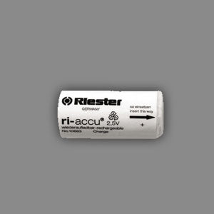 Batería recargable NiMH Ri-accu HL 2.5V de Beracah Medica para mangos modelos 10672-528, 10673-528, 10672 y 10673