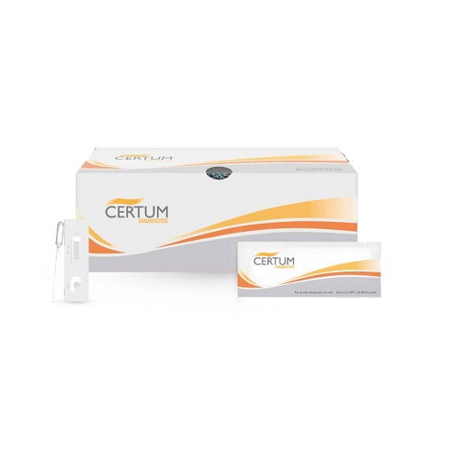 Prueba de detección de anticuerpos de Hepatitis C en cassette de Beracah Médica, caja con 40 unidades para pruebas rápidas de enfermedades