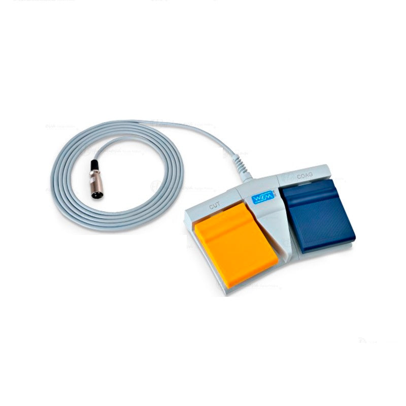 Pedal monopolar para WEM HF120 y SS-200E de Beracah Medica, accesorio de refacción para equipos médicos.