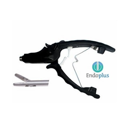 Porta agujas curvo de 5mmx33 cm semidescartable