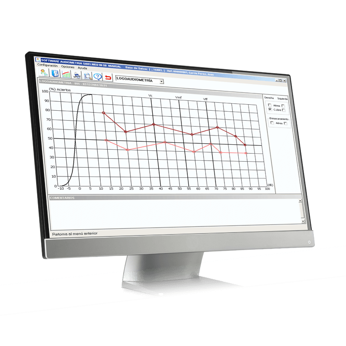Licencia para audiómetro software W50 de Beracah Medica, módulo y licencia para audiómetros y timpanómetros.