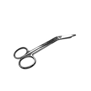 Tijeras de Lister de 14cm de la marca Beracah Médica, con botón, para corte preciso y económico en procedimientos médicos.