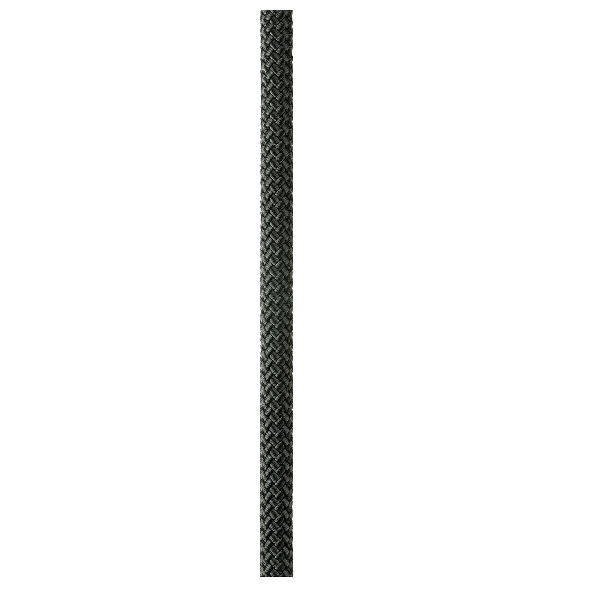 Cuerda semiestática negra AXIS 11mm x 200m para rescate, fabricada por Beracah Médica, en uso en entorno de rescate.