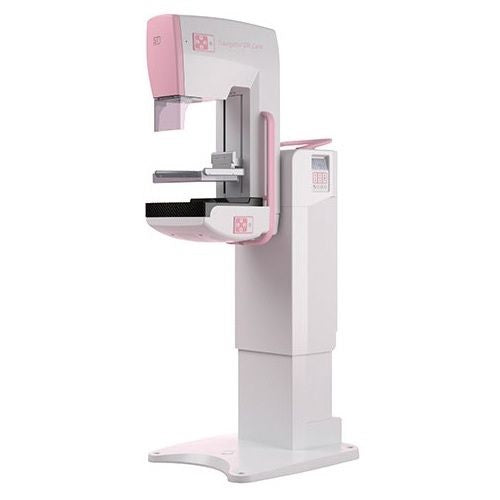 Mastógrafo digital Beracah Medica DR Care con estación de trabajo para mamografías en ambiente clínico